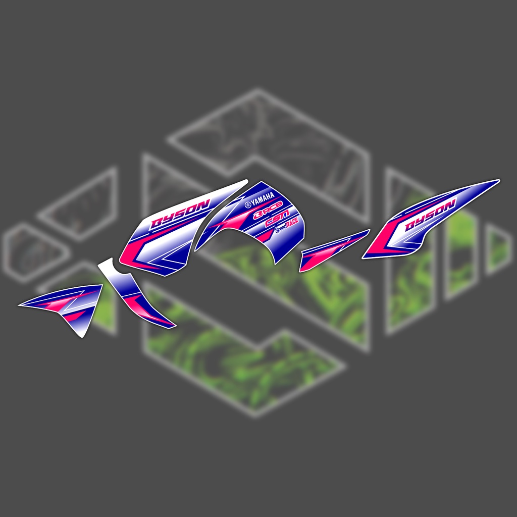 List Stiker Striping Variasi Decal Yamaha Byson / Stiker Striping Variasi Byson/ Stiker Motor Varias