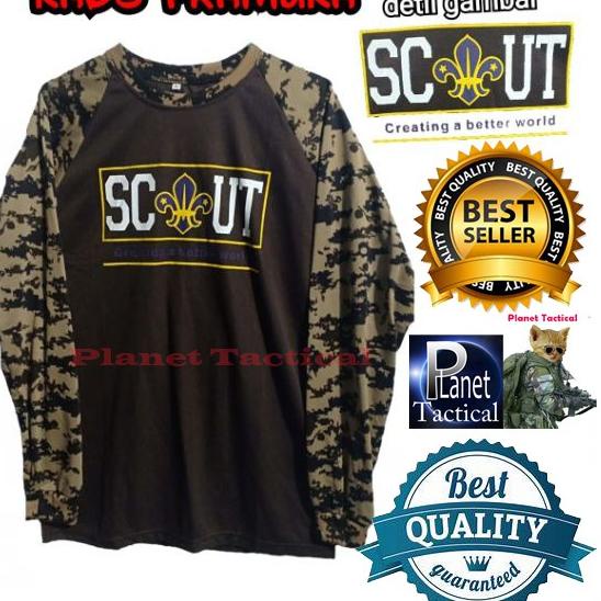 ➴ Kaos Baju PDL Loreng Pramuka SCOUT ♖