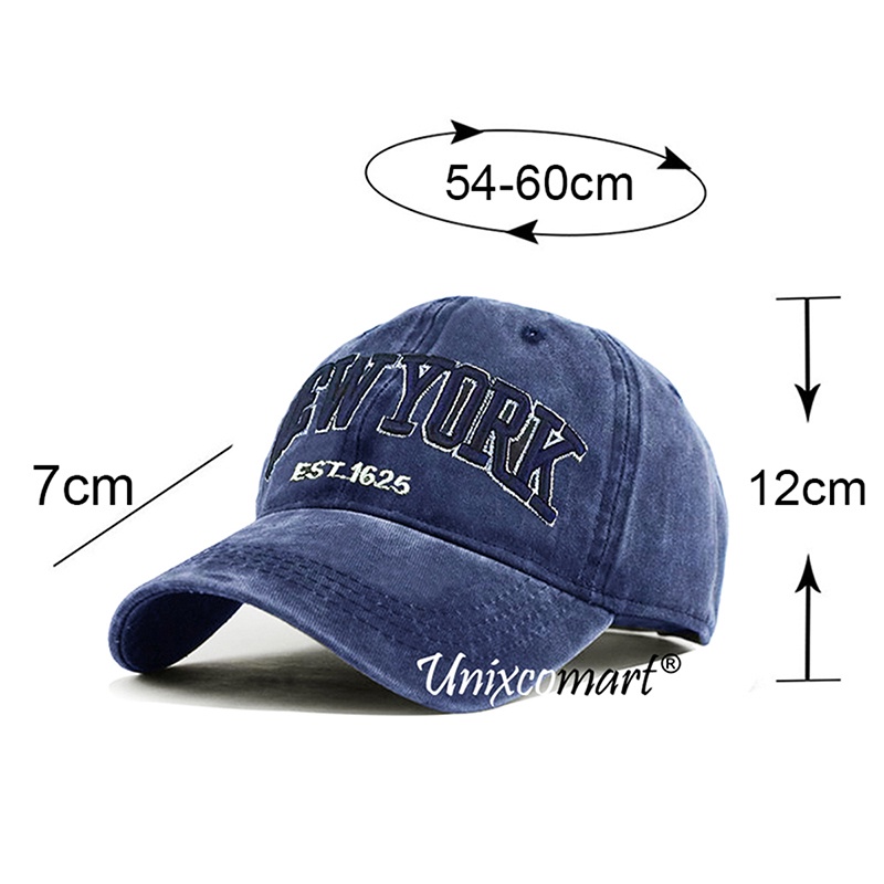 Topi Baseball NEW YORK EST 1625 Hat Cap Casual Sport Distro