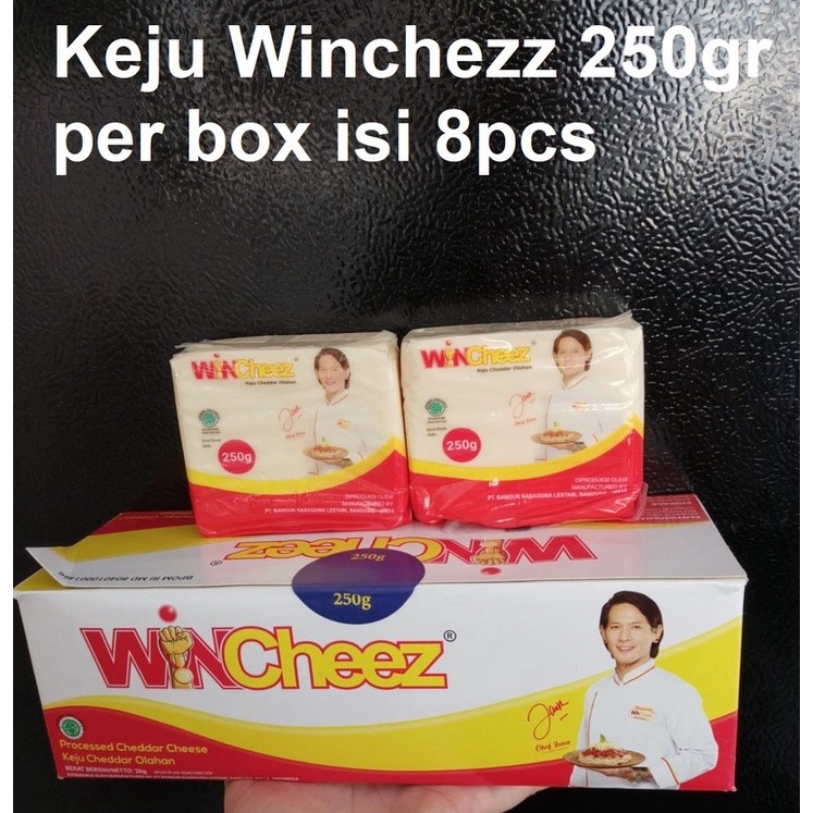 

Keju Wincheez 250 gram Per Slop isi 8 pcs