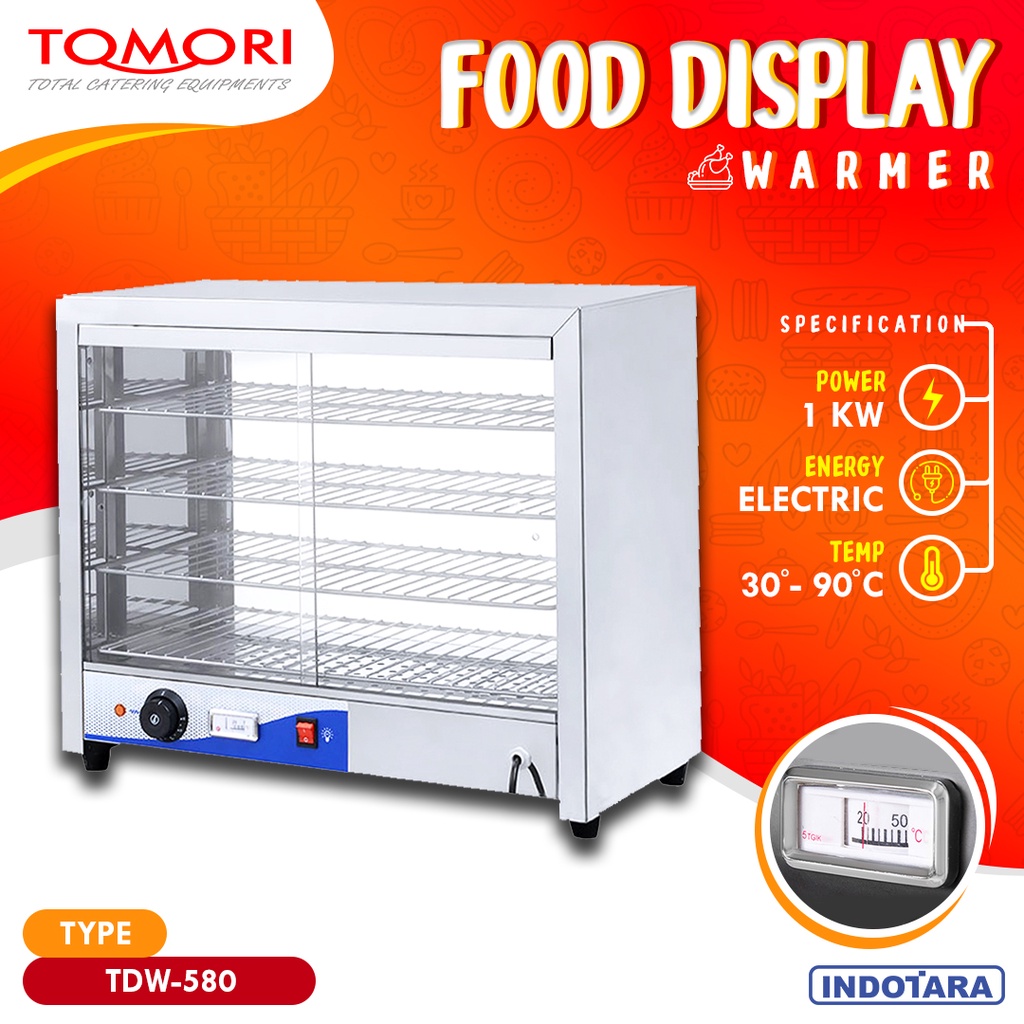 Mesin Penghangat Makanan / Food Display Warmer TDW-580