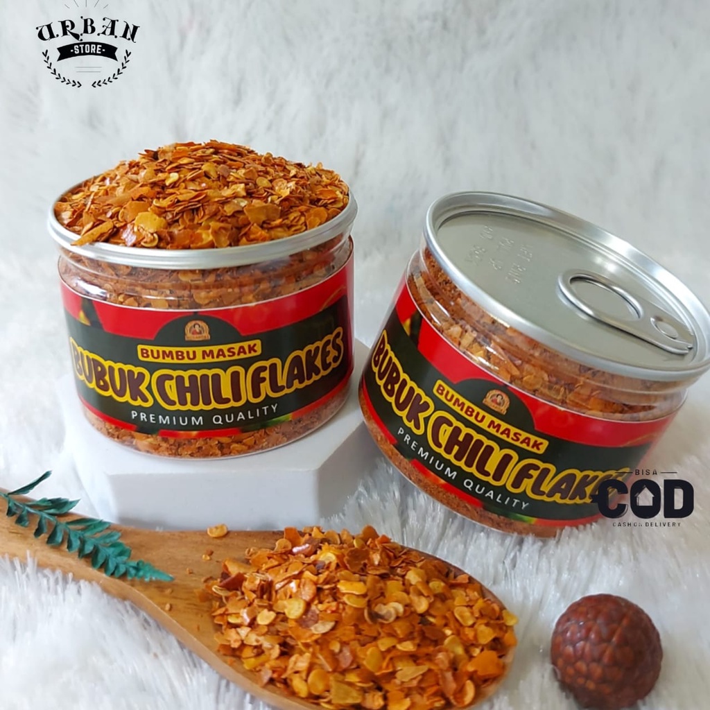 

Can - Rempah Bumbu Bubuk Cabe Kasar Chili Flakes Kualitas Premium
