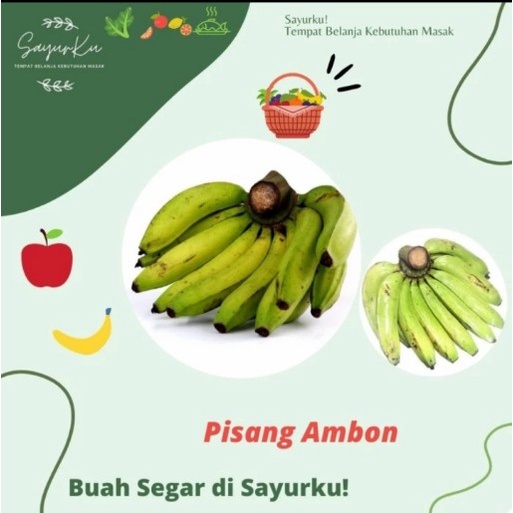 

pisang Ambon fresh per sisir