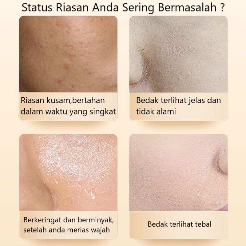 BARU LAMEILA BEDAK PADAT HALUS PENUTUP PORI-PORI HASIL FLAWLESS