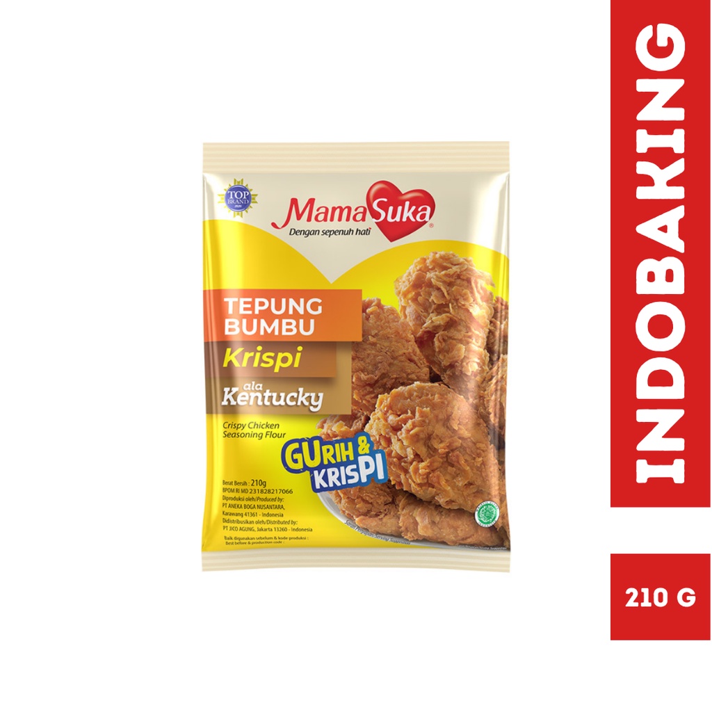 

Mamasuka Tepung Bumbu Ayam Krispi Ala Kentucky 210g
