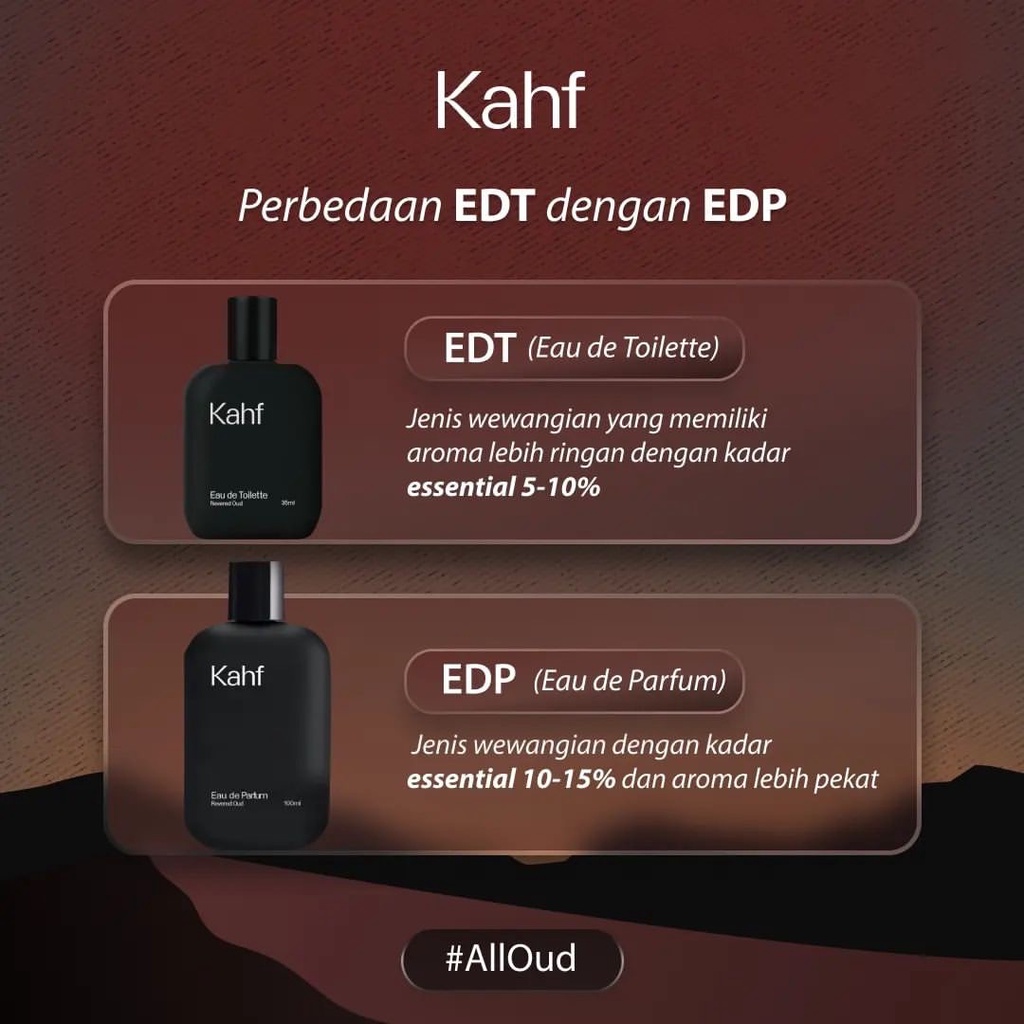 KAHF Eau De Parfum Indonesia / Parfume Pria 35ml 100ml / Revered Oud Humbling Forest True Brotherhood Invigorating Waterfall Saffron / Perfume Toilette EDT EDP / Skincare Body Care Hair Deodorant / Face Wash Serum Cream Sunscreen Mask / Man Cowo Paket Set