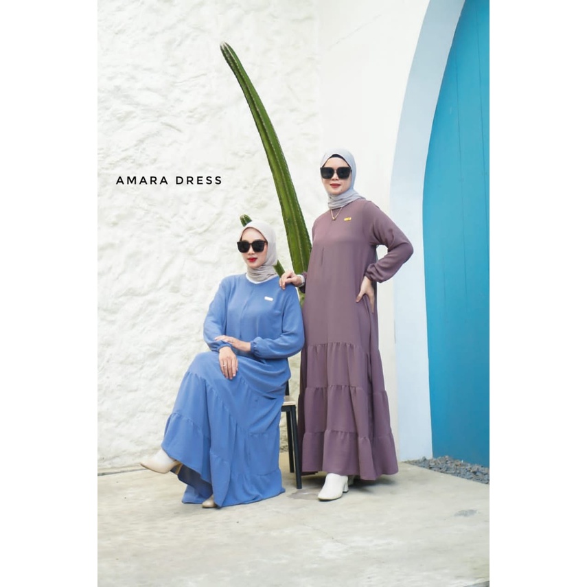 AMARA DRESS AIRFLOW CRINKLE BUSUI DRESS CRINKLE TERBARU|DRESS KONDANGAN