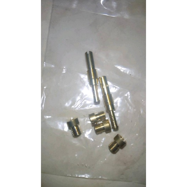 Pilot Jet PJ Karbu PE Keihin Untuk Karburator Carbu Mega Pro Gl Pro Pe28 PE24 PE26 Tiger Megapro Glpro Ukuran 20 22 25 28 30 32 35 38 40 42 45 48 50 52 55 58 60