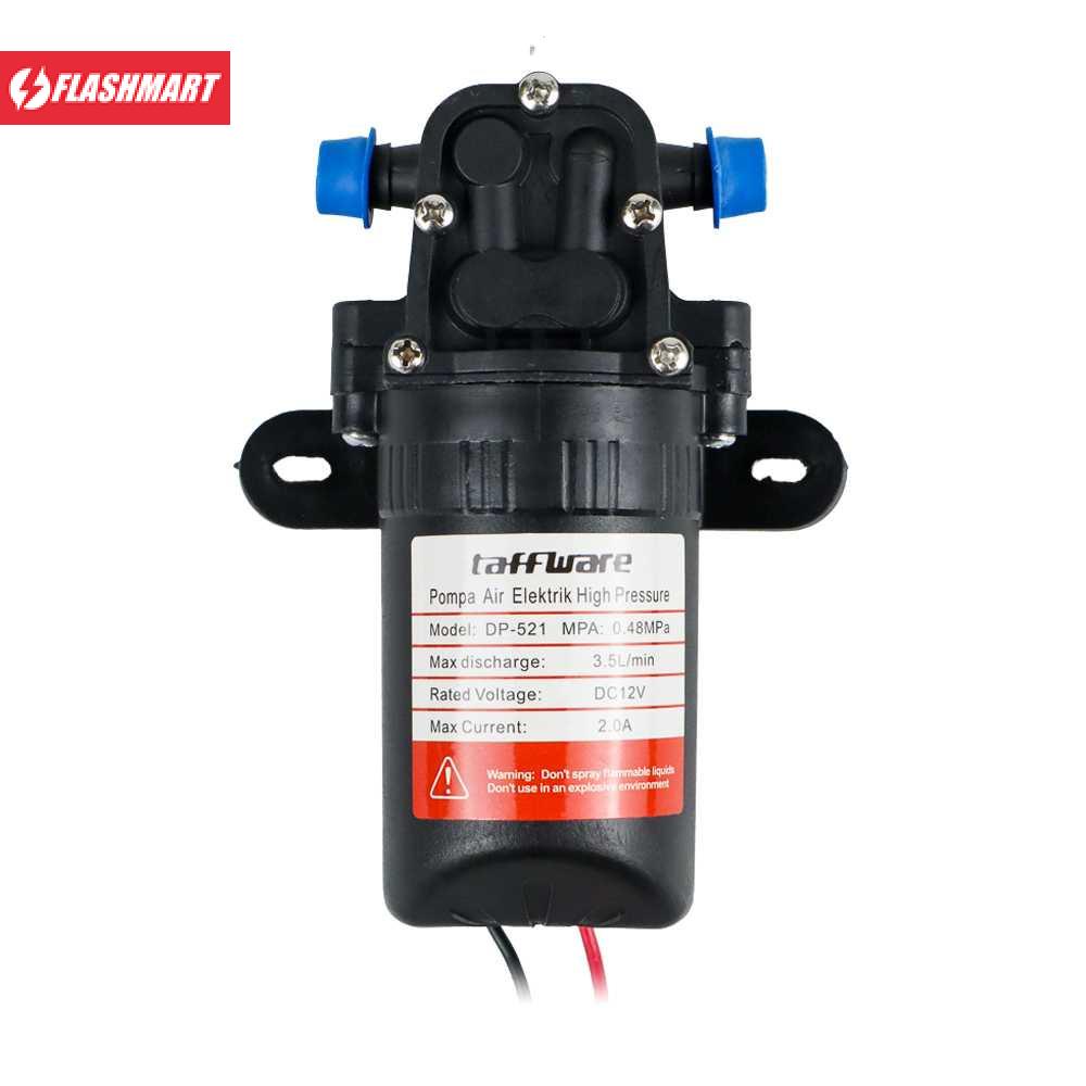 Flashmart Pompa Air Elektrik High Pressure 12V 70PSI 3.5L/min - DP-521