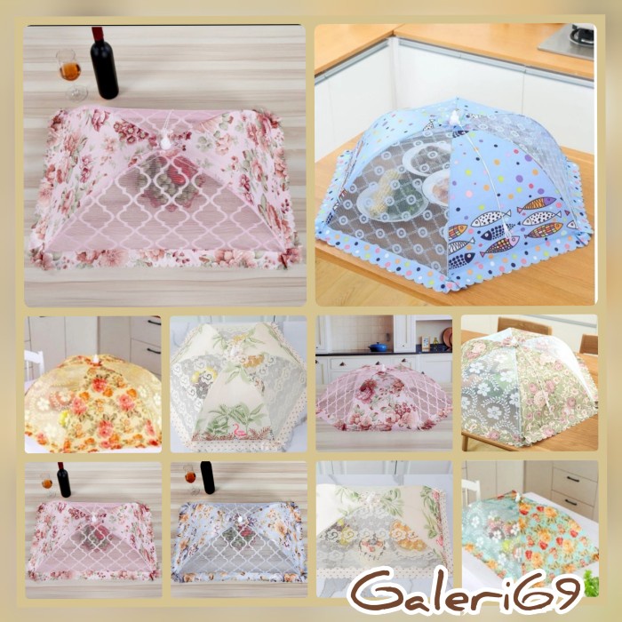 Terlaris Tudung Saji Lipat Tudung Saji Payung Kualitas Premium Ukuran Besar