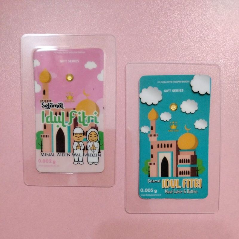 PPALGAN | BABY GOLD GIFT SERIES REGULER IDUL FITRI 0.002 0.005 hadiah emas mini