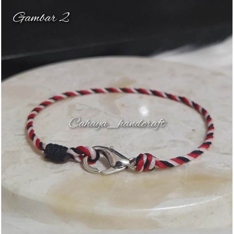 Gelang Tridatu Bali Pakai Pengait Anti Air Original Premium