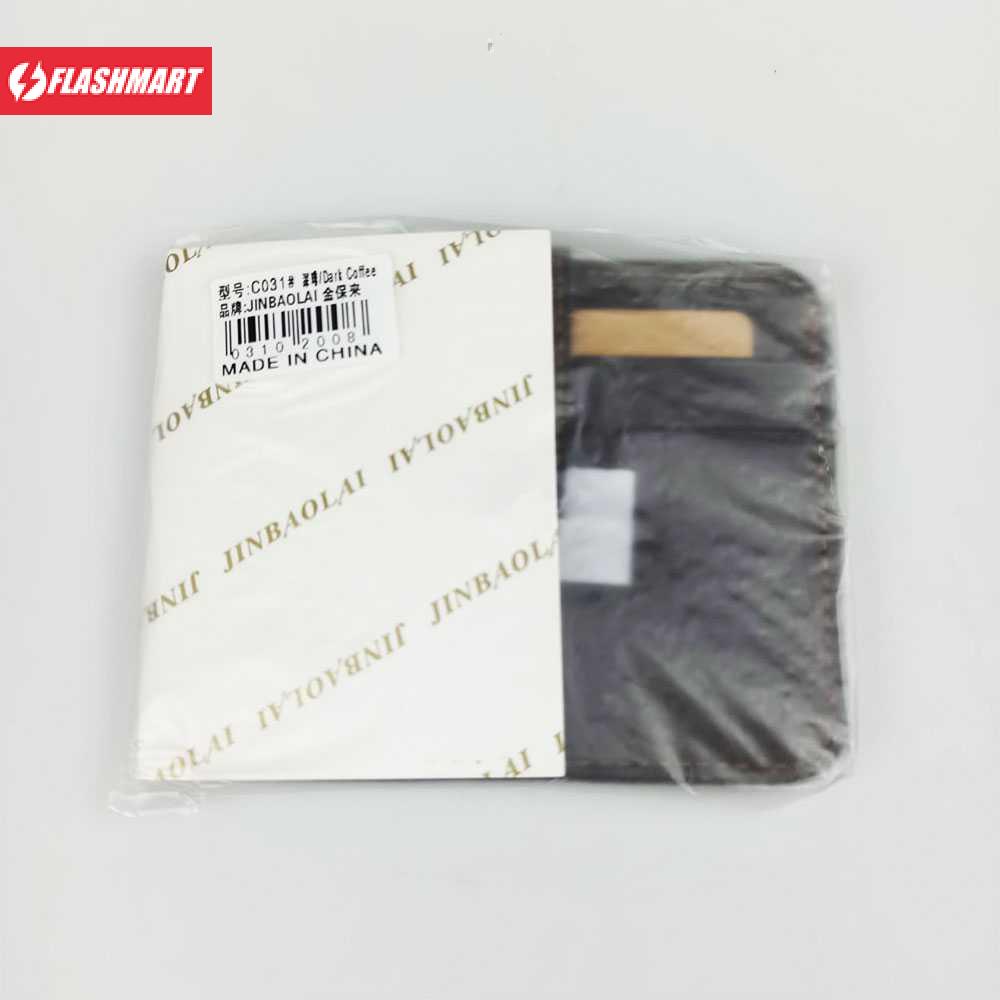 Flashmart Dompet Kecil Kulit dengan Hasp Ring - C031