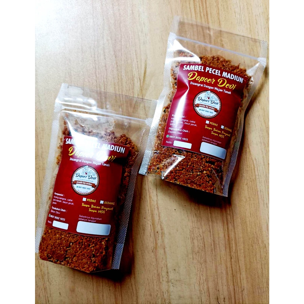 

Sambel Pecel Asli Madiun 1 kg