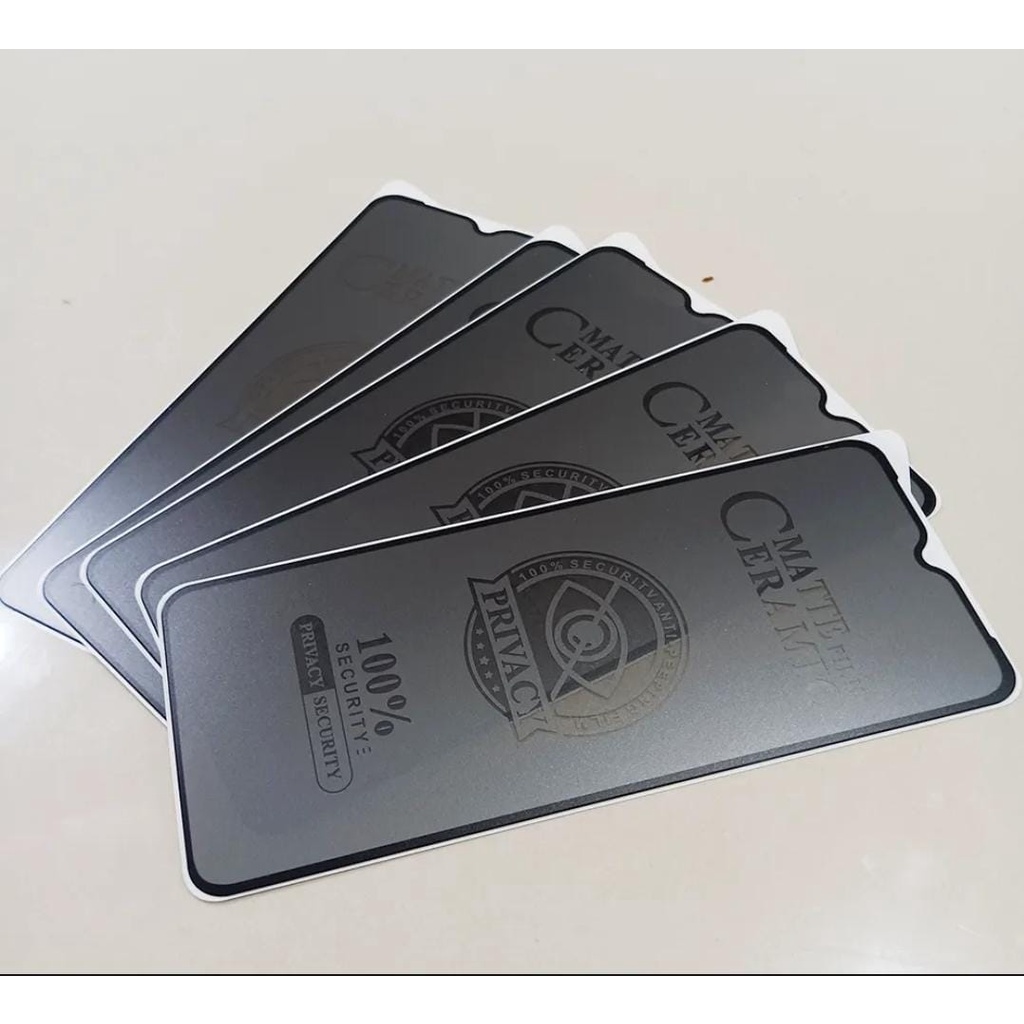 Tempered Glass Ceramic Matte Anti Spy OPPO A92-A92S-A91-A78-A77 4G-A77S-A77-A76-A74 5G-A74-A73-A73 5