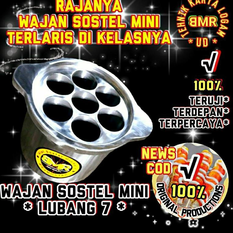 TREN TERBARU WAJAN/ CETAKAN/ALAT SOSTEL MINI KOMPOR GAS 7 LUBANG