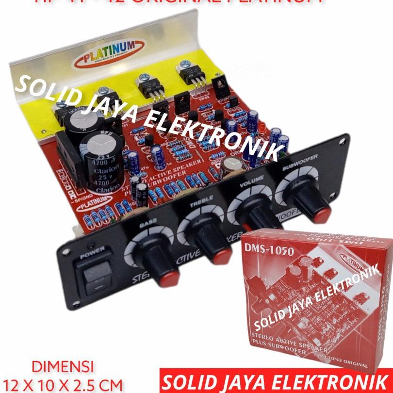 ⅍ KIT POWER SPEAKER AKTIF DMS-1050 TR FINAL ASLI TIP41 TIP42 TRANSISTOR ASLI TIP 41 42 ORIGINAL PLUS
