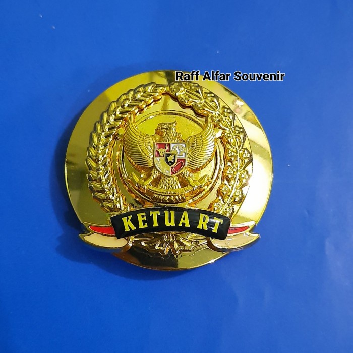 Pin Jas Pin Ketua Rw / Ketua Rt Pin Rw / Rt Model Premium Magnet Pin