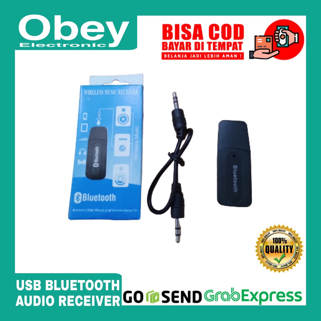 USB BLUETOOTH 3,5MM STEREO AUDIO MUSIC RECEIVER ADAPTOR FOR SPEAKER / CAR BLUETOOTH MUSIC RECEIVER