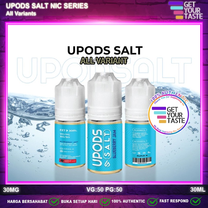 Liquid UPODS Switch It SALT Nic All Variant 30MG 30ML Saltnic Pods by Upods x VR