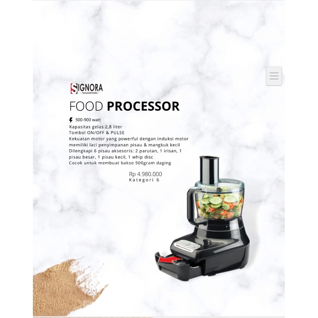 SIGNORA Food Processor