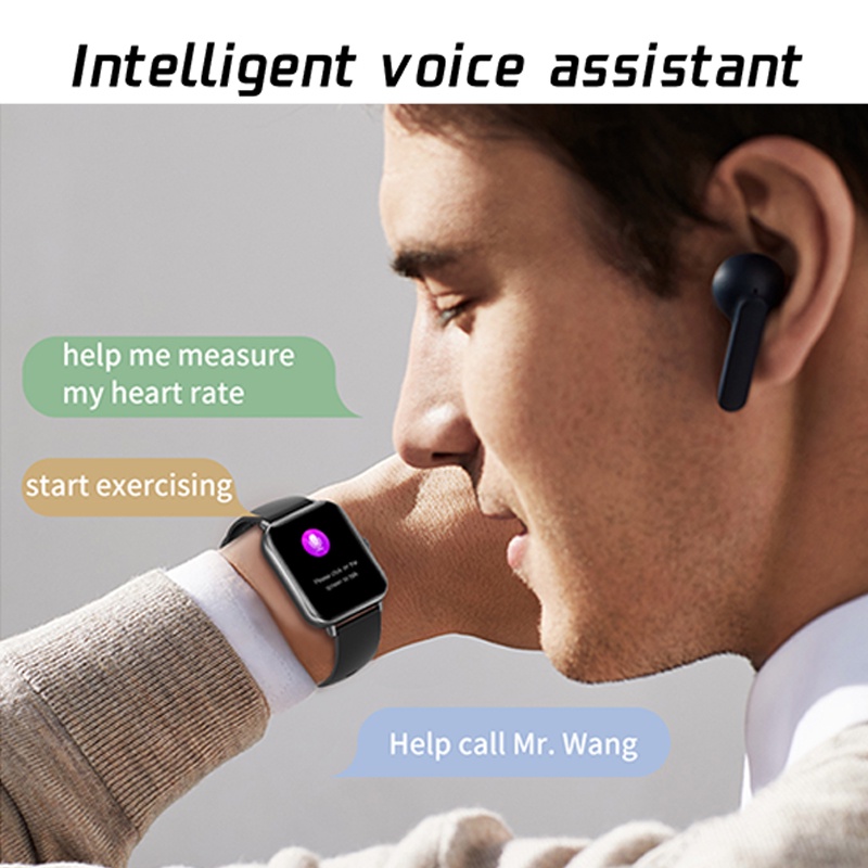 GARANSI✅L21 Smartwatch 1:1 Amazfit GTS 3/2 Jam Tangan Women Men 1.69&quot; Color Screen Full touch Fitness Tracker Men Call Smart Clock Ladies For Android IOS+BOX