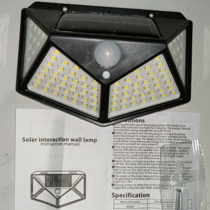 FMFIT TATSUO / PREMIUM IMPORT / LAMPU LED TENAGA SURYA