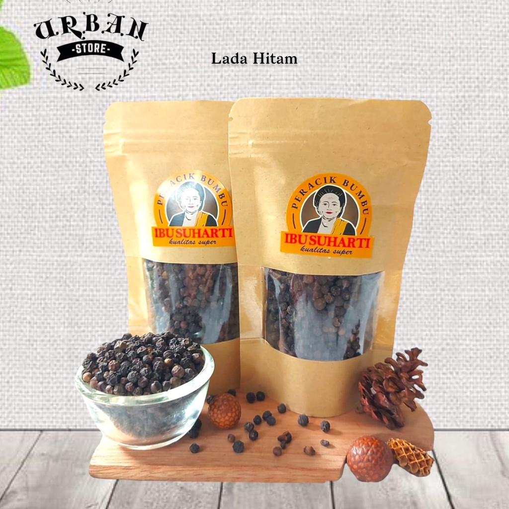 

Bumbu Masakan - Rempah Biji Lada Hitam Asli Bangka Bumbu Dapur Merica Bulat // Premium