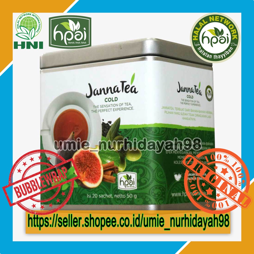 

JANNATEA COLD | JANNA TEA - Teh Herbal Sehat - HNI HPAI