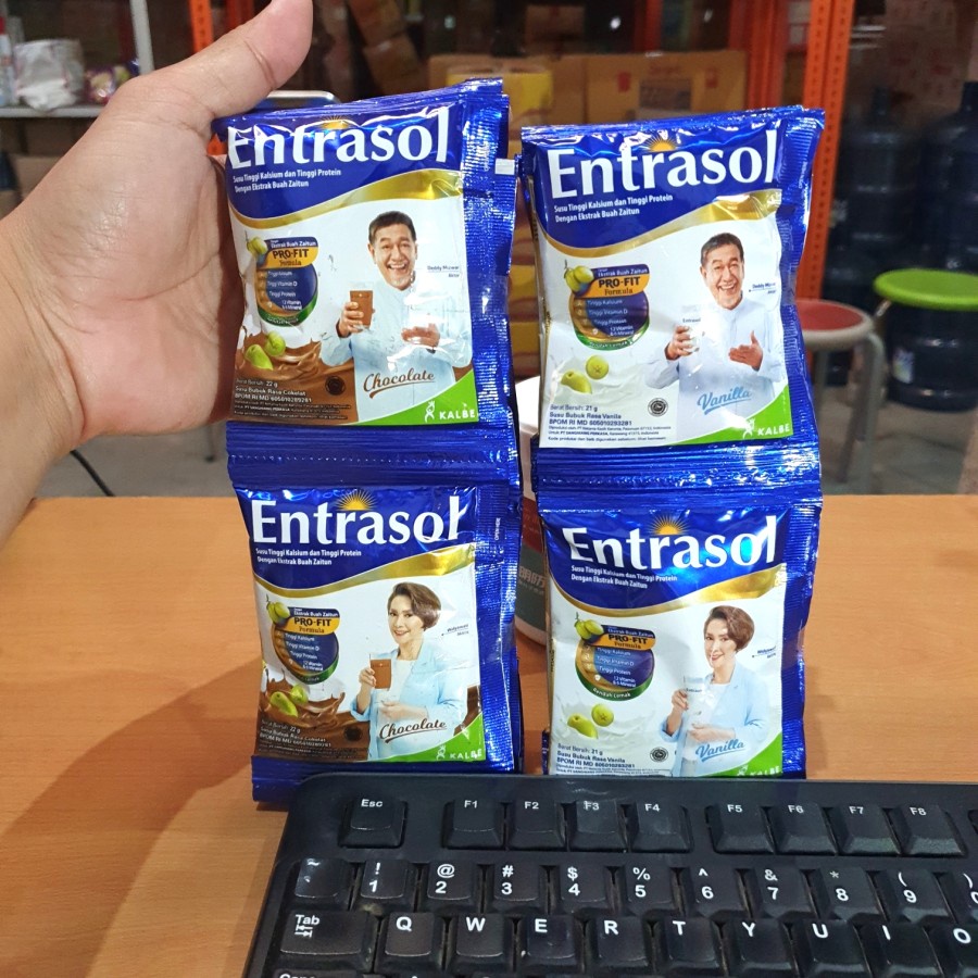 

ED 04.25 - RTG 10*20GR - SUSU ENTRASOL SACHET RASA COKLAT - VANILA ISI 10 SACHET // HI KALSIUM CALCIUM