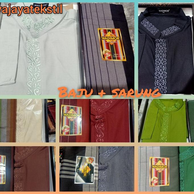 TERLARIS paket baju koko wadimor + sarung /BAJU KOKO PRIA/BAJU KOKO DEWASA/BAJU KOKO ANAK/BAJU KOKO 