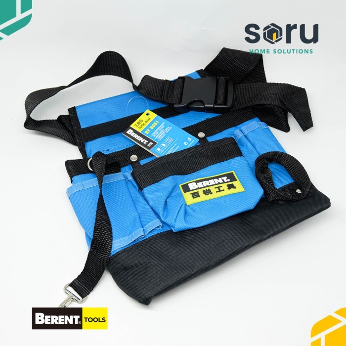 BERENT Tas Kerja Pinggang Alat Perkakas Tool Belt Heavy Duty BT8081 ORIGINAL