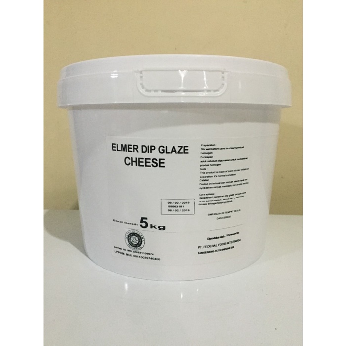 

[Ready Stock]bisa COD Elmer Cheese Dipping Glaze 5 kg