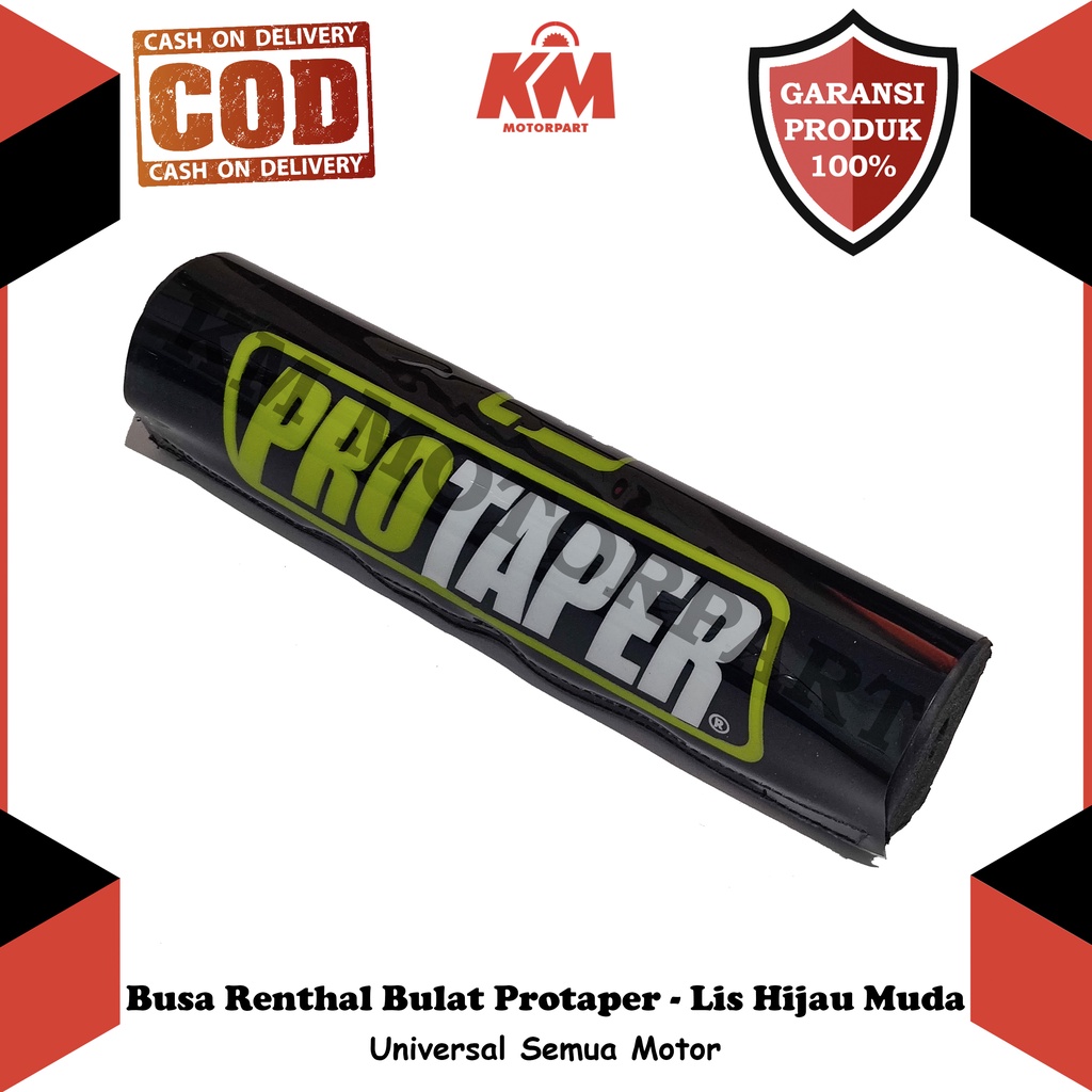 Busa Renthal Model Bulat Protaper Hitam Stang Universal