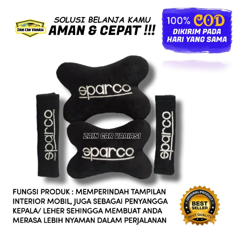 Bantal leher JOK Mobil SPARKO 2in1 ACCESSORIES AKSESORIS INTERIOR MOBIL AVANZA XENIA AGYA AYLA BRIO 