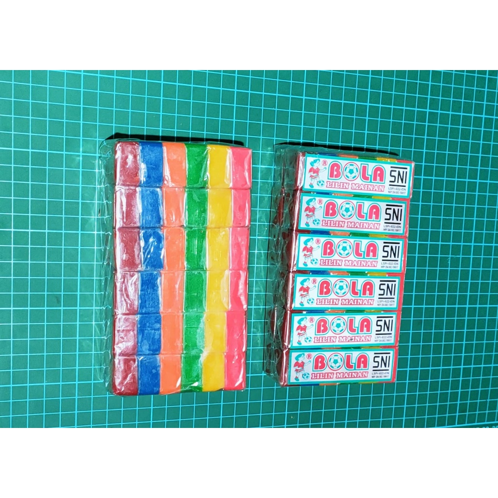 Lilin Mainan Anak 12 set Lempung Malam Lilin Malam SNI BOLA Lilin Mainan Anak