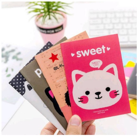 

Mini Note Book Motif Kartun buku tulis mini Buku Catatan