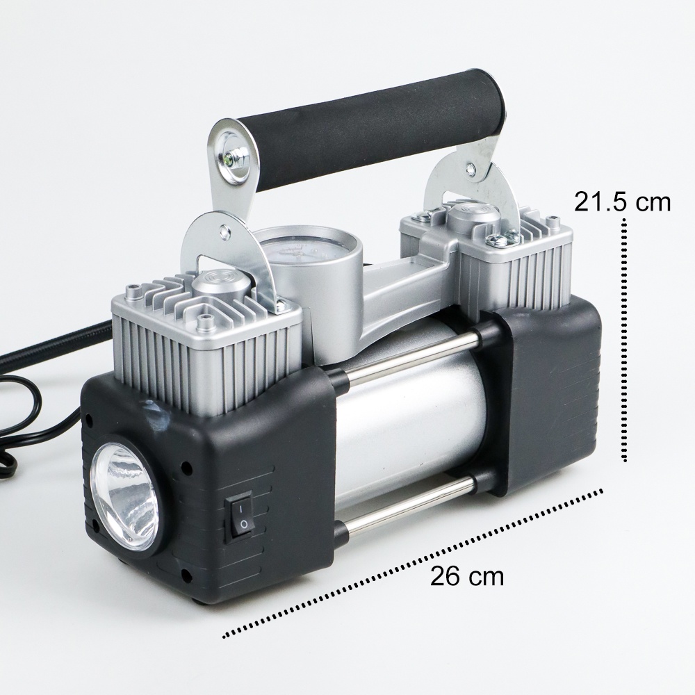 Pompa Angin Ban Mobil Dan Motor Mini Elektrik 12V 150 PSI, kompresor Listrik Portabel, Compressor