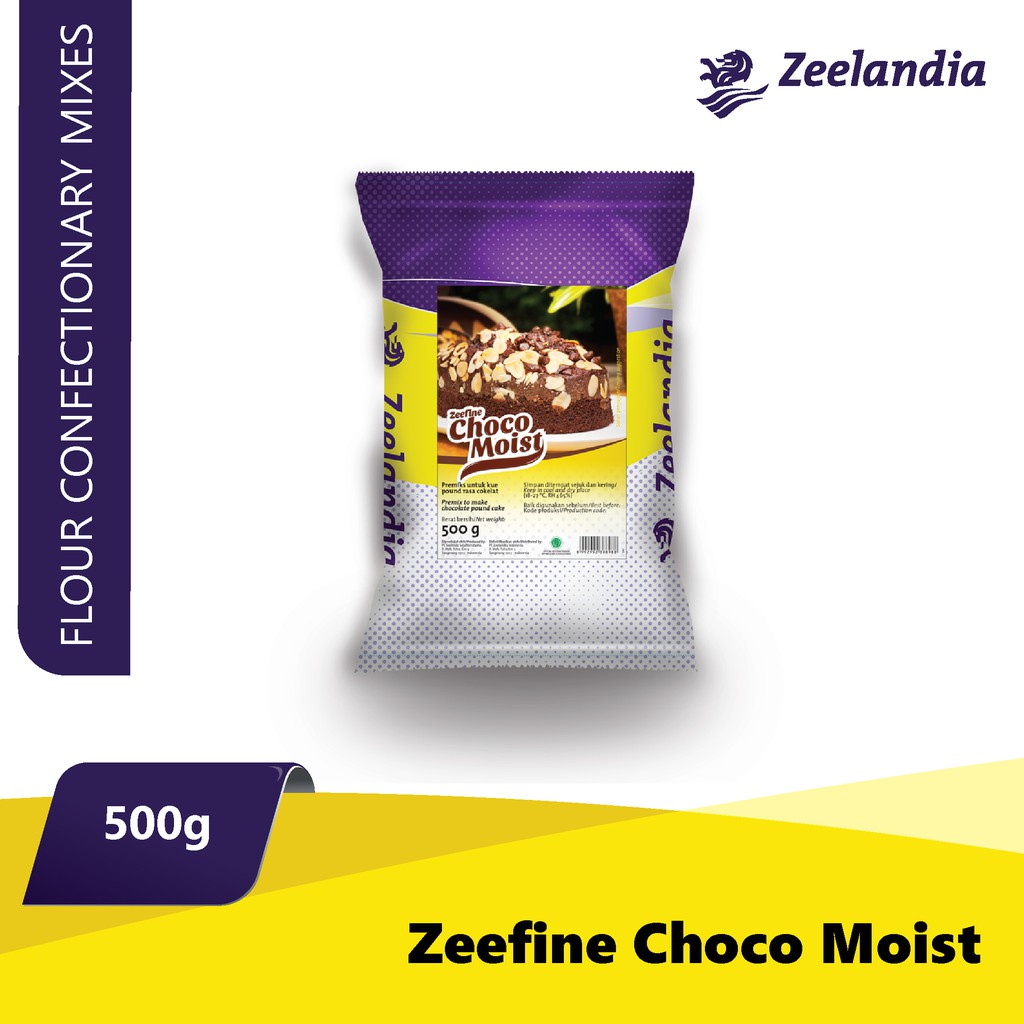 

ZEEFINE CHOCO MOIST 500GR, PREMIX BUBUK COKLAT CAKE MOIST MUDAH DIBUAT