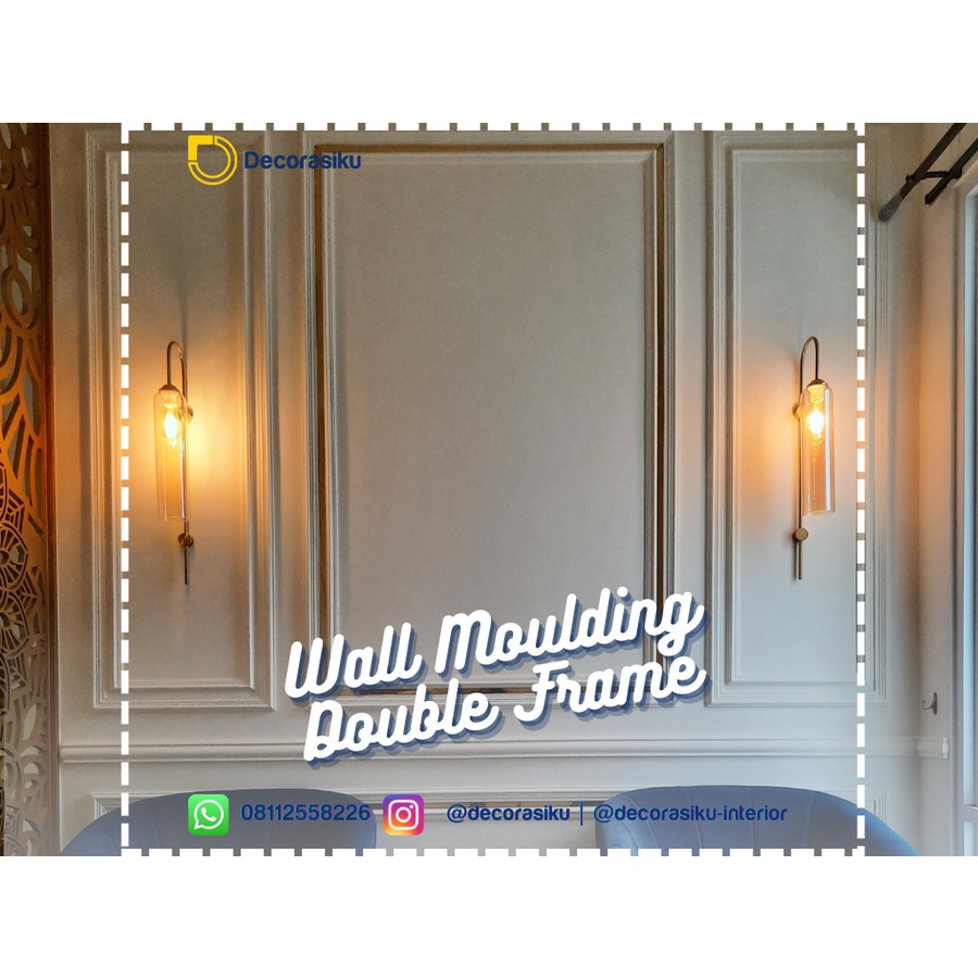 DC - Wall moulding - Double frame HMR - Wall Panel - Wall paper 3D