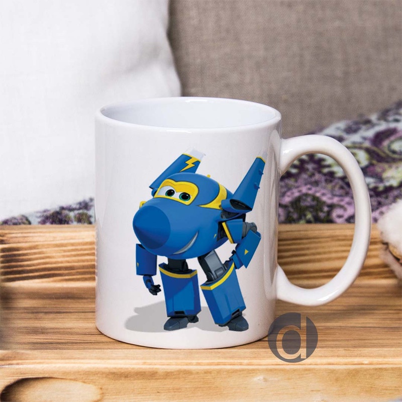 Mug Gelas Super Wings Jerome Biru V1