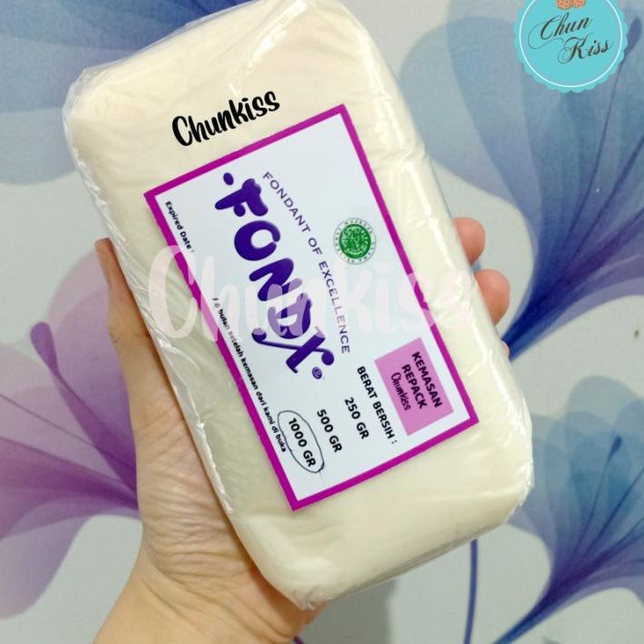 

➢ FONDANT FONDX 1 KG - HALAL SIAP PAKAI ☉