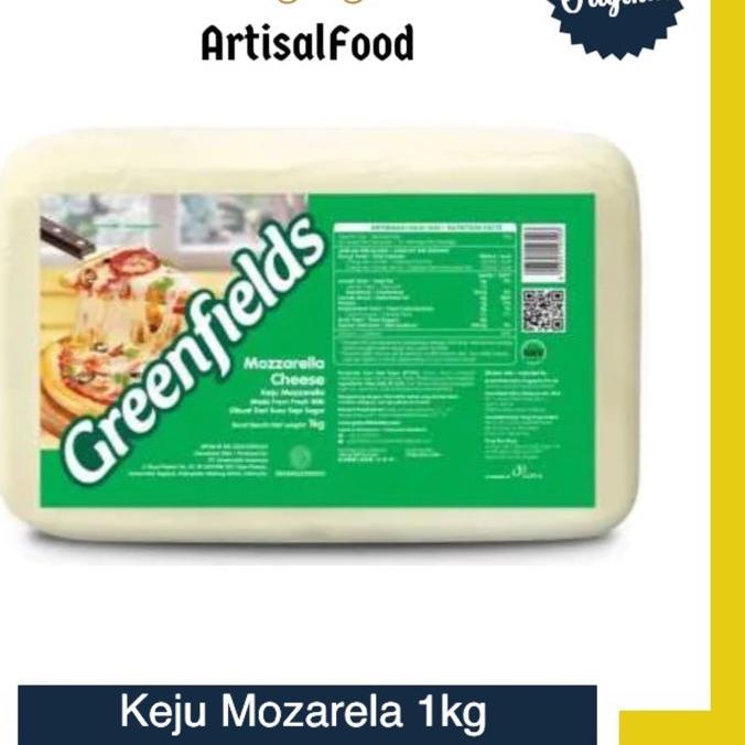 

♪ Greenfields Keju Mozarella Mozzarella Cheese Greenfield 1kg ☏