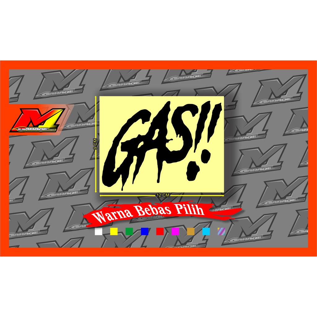 STIKER GASS / GAS STIKER HEREX / STIKER GAS TANGKI