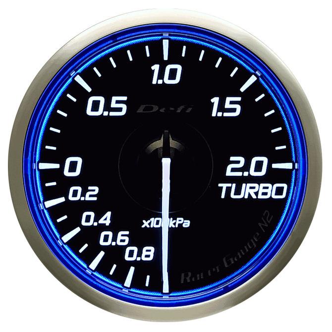 Original Japan Defi Racer Gauge N2 Turbo 2.0 X100Kpa Blue Model By Ns