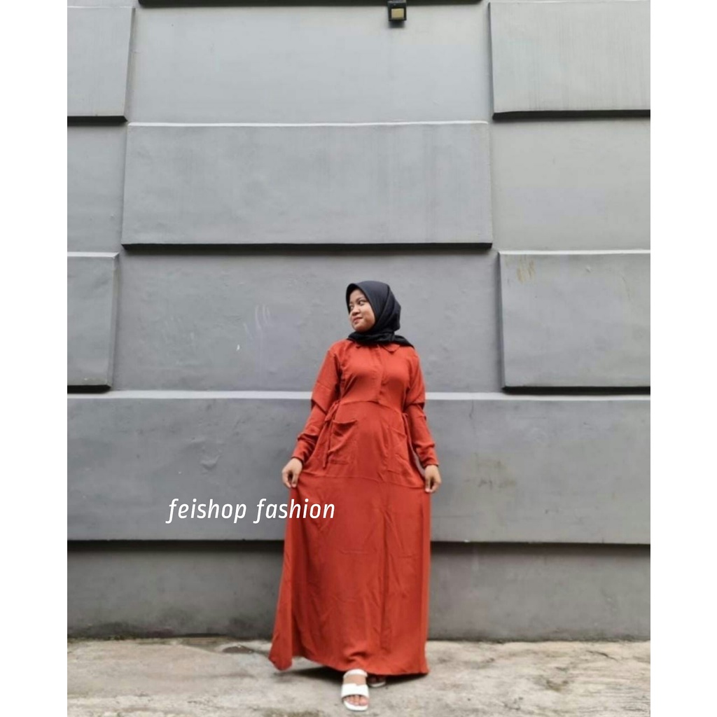 SELA DRESS GAMIS CRINKLE AIRFLOW