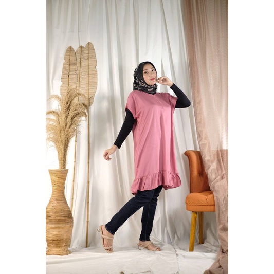 DASTER BUSUI VIRAL RUFFLE POLOS/DASTER RUFFLE BUSUI VIRAL POLOS