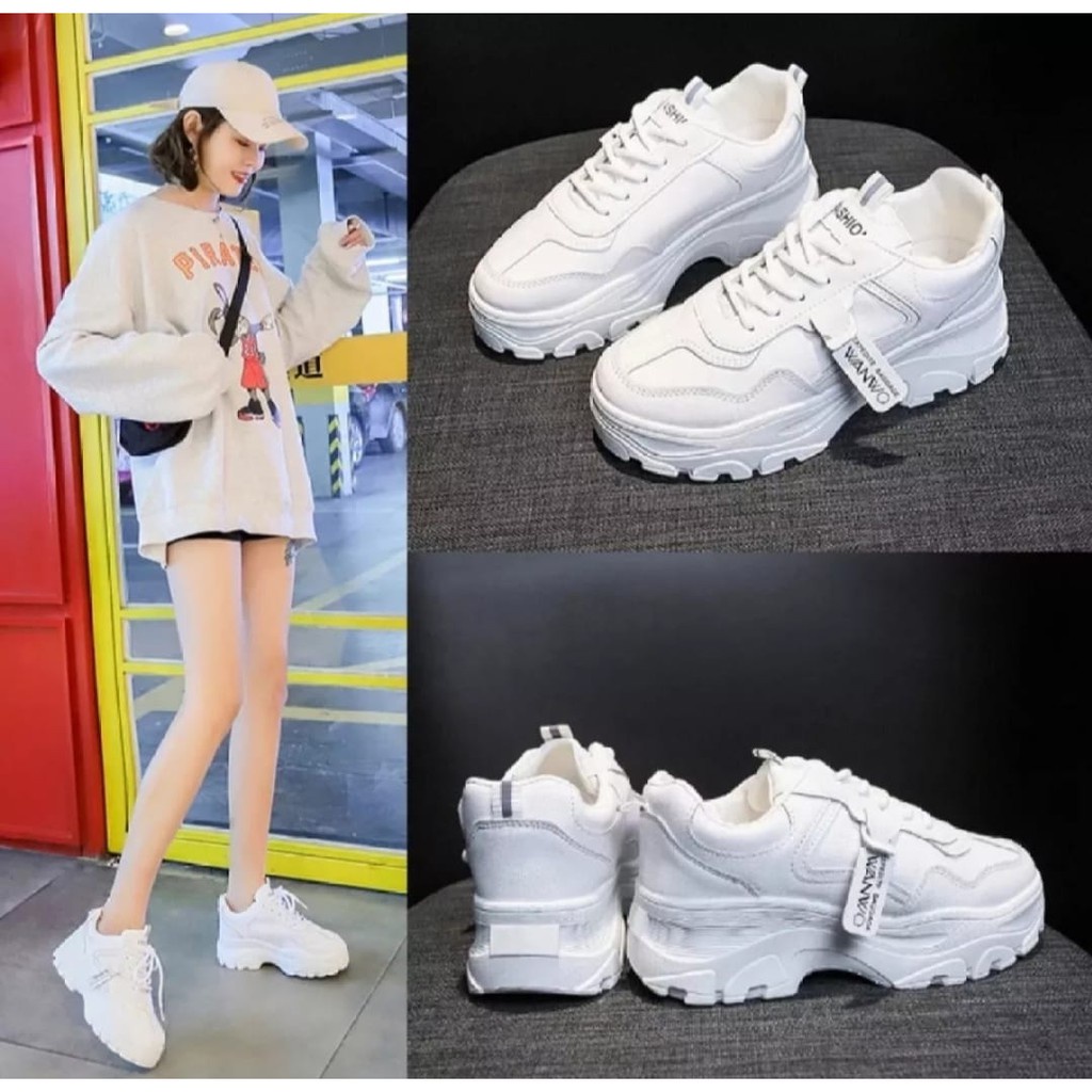 Sepatu Sneakers Wanita Terbaru SPORT NEW WANWOO