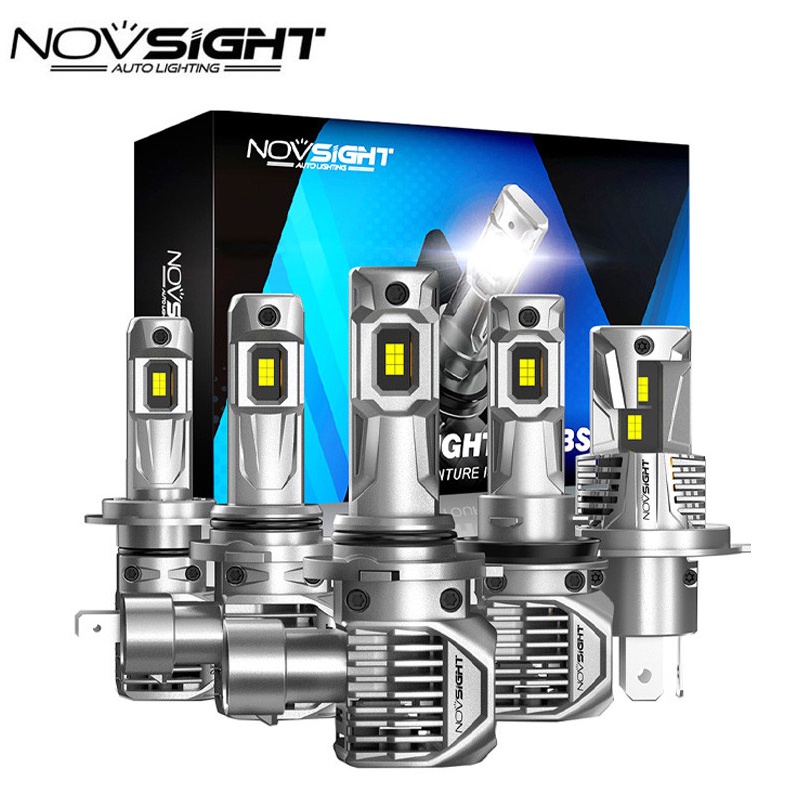 Novsight N62 Super Terang Lampu Kabut Depan Mobil LED H4 H11 H7 9005 9006 90W 20000LM 6500K