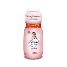 CUSSONS BABY POWDER SOFT AND SMOOTH SAKURA 75gr - Bedak Bayi